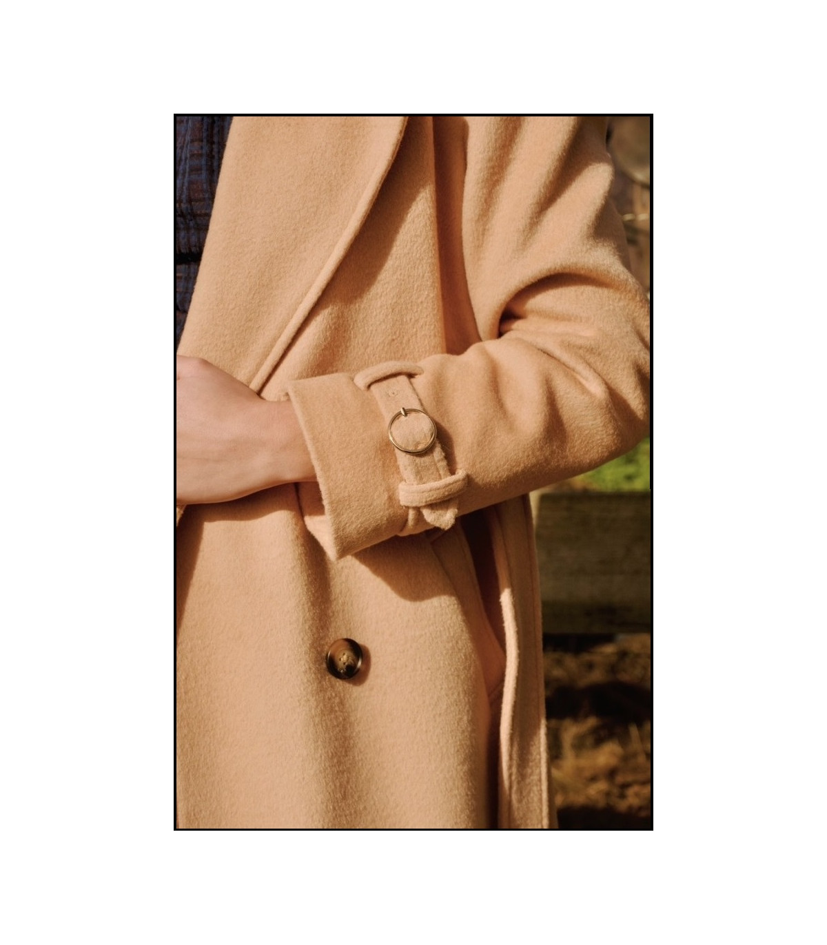 ABRIGO CAMEL HIGHLY PREPPY