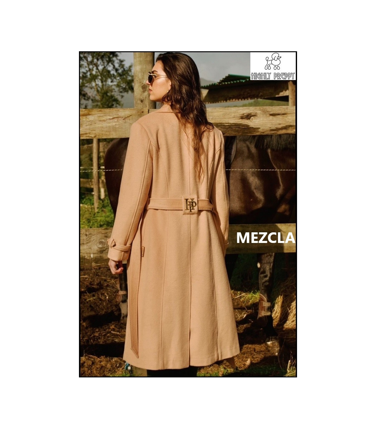 ABRIGO CAMEL HIGHLY PREPPY