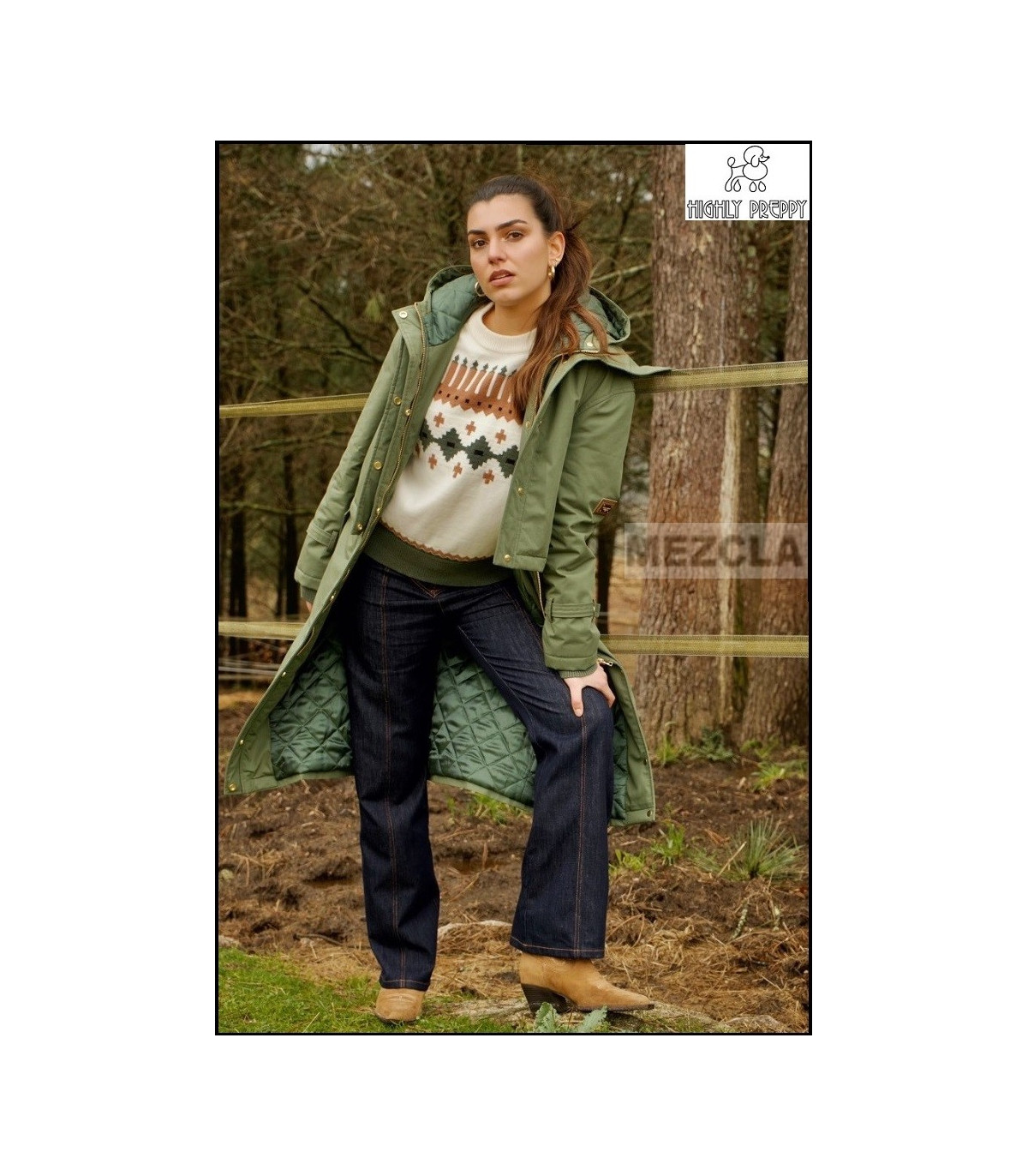 PARKA DESMONTABLE 3 EN 1 HIGHLY PREPPY