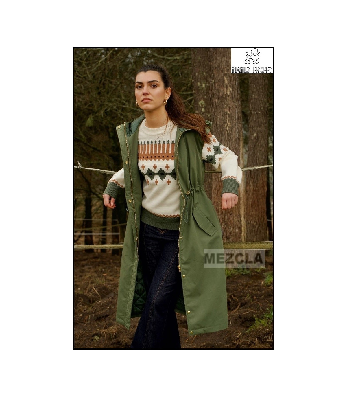 PARKA DESMONTABLE 3 EN 1 HIGHLY PREPPY