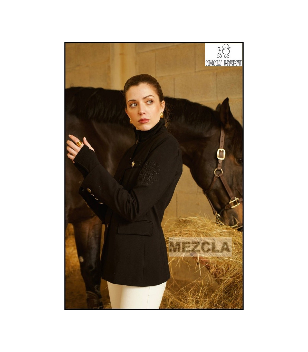BLAZER NEGRA PUNTO ROMA