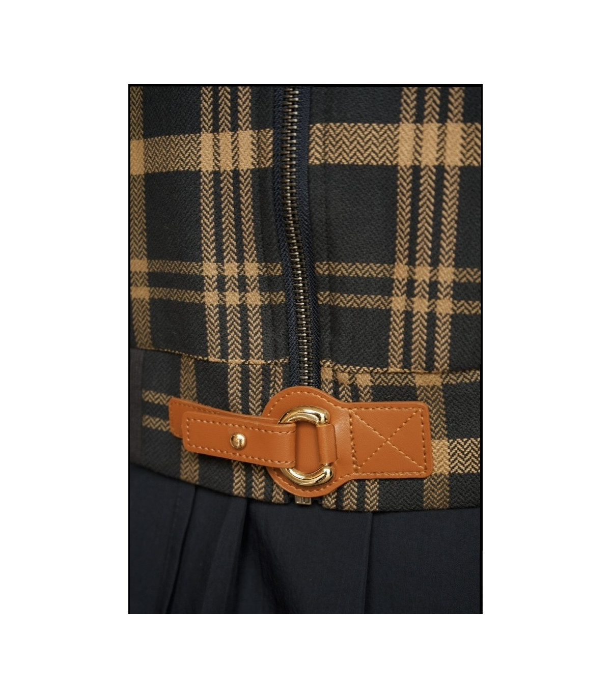 BOMBER DE CUADROS HIGHLY PREPPY