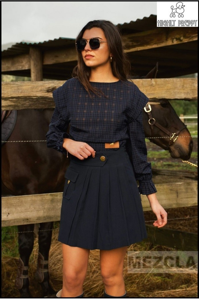 FALDA ESTILO COLLEGE HIGHLY PREPPY