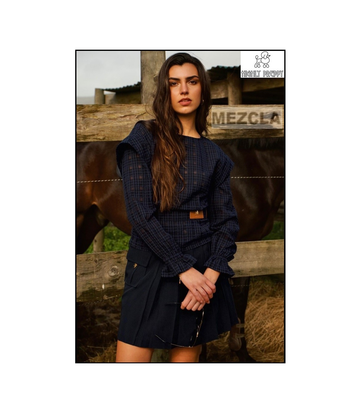 BLUSA DE CUADROS HIGHLY PREPPY