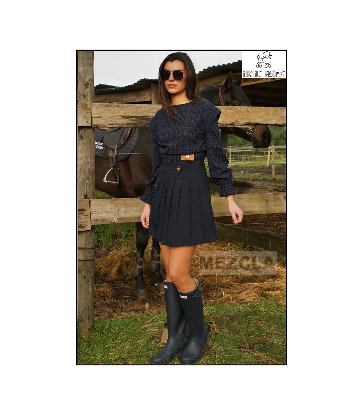 BLUSA DE CUADROS HIGHLY PREPPY