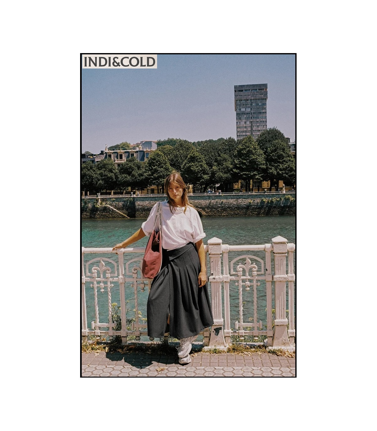 FALDA CRUZADA PLIEGUES INDI&COLD