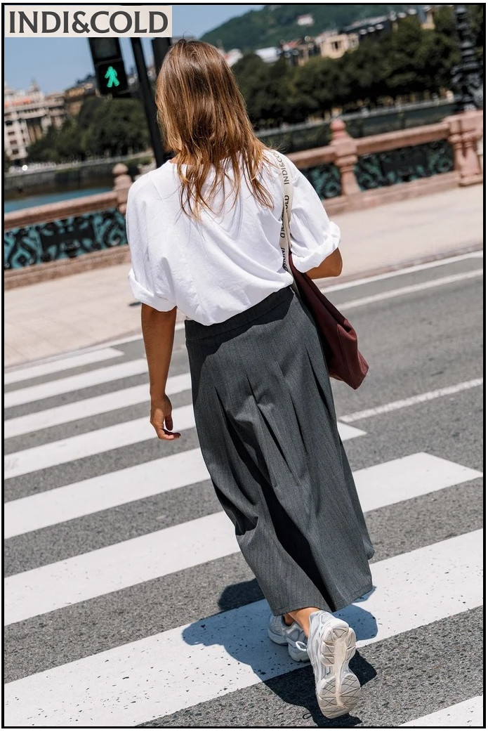 FALDA CRUZADA PLIEGUES INDI&COLD