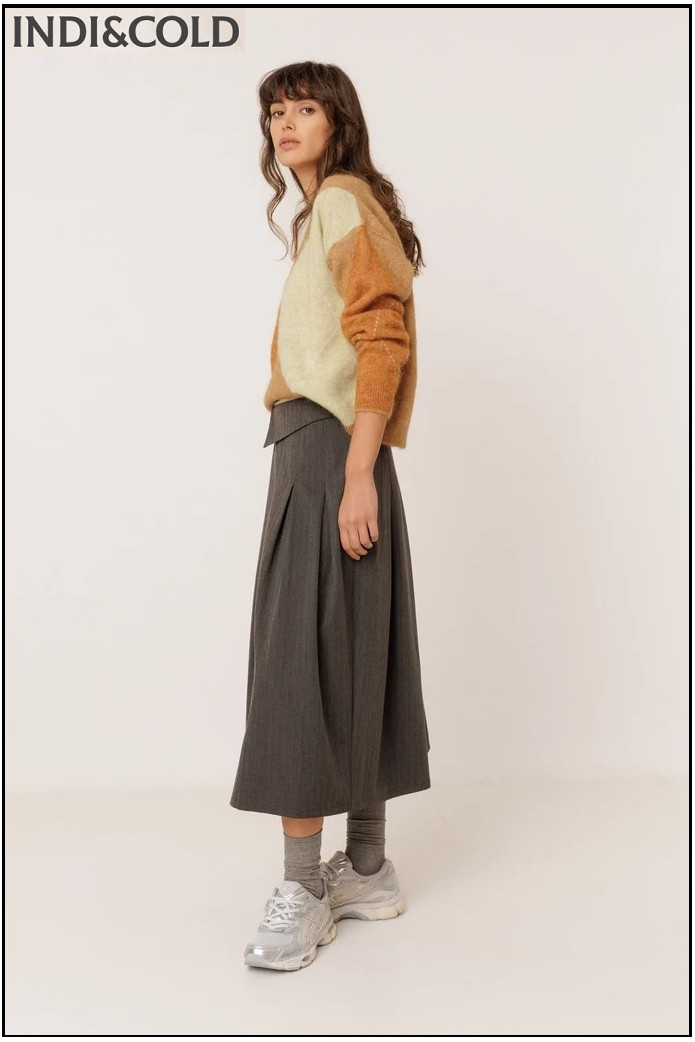 FALDA CRUZADA PLIEGUES INDI&COLD