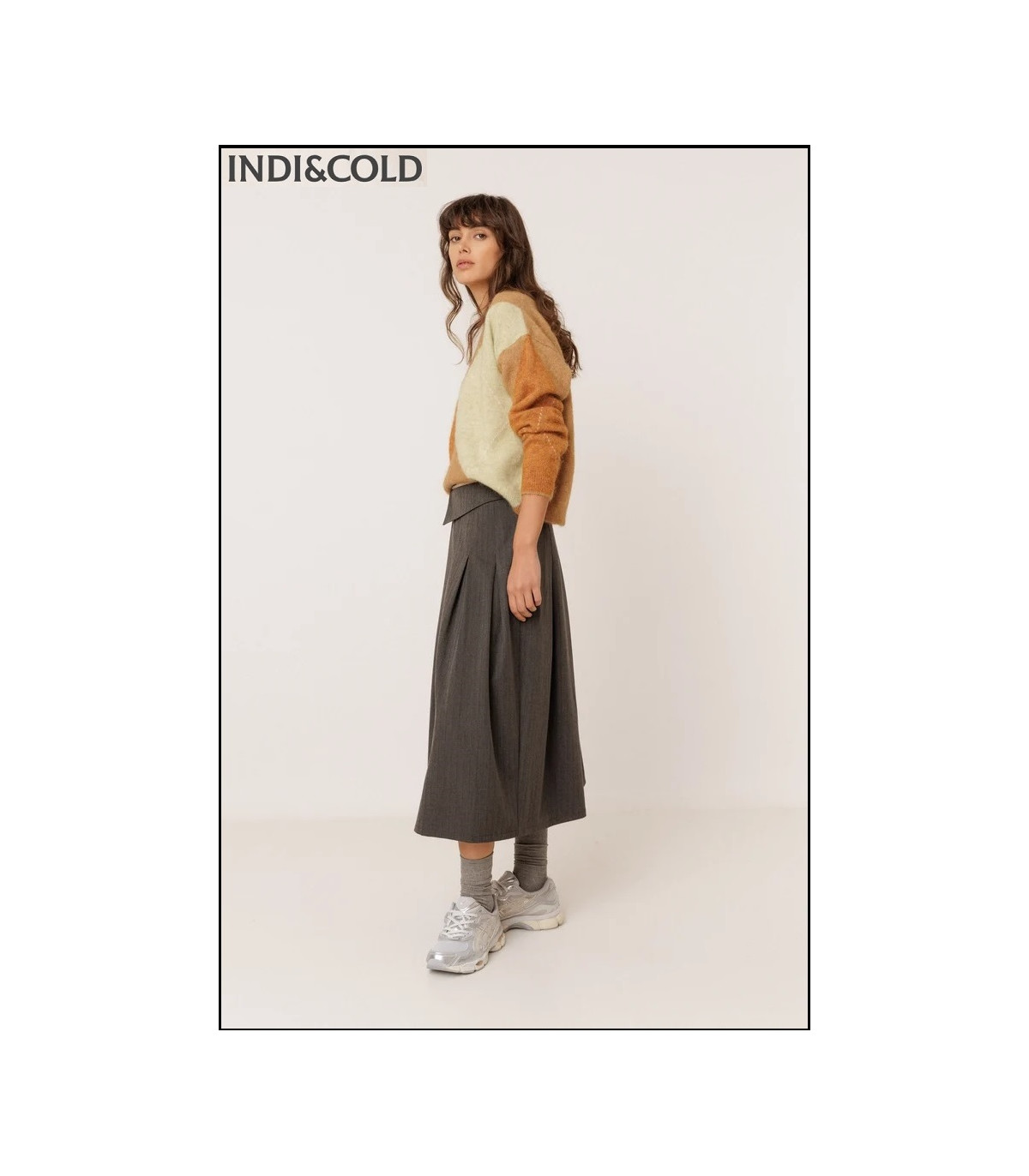 FALDA CRUZADA PLIEGUES INDI&COLD
