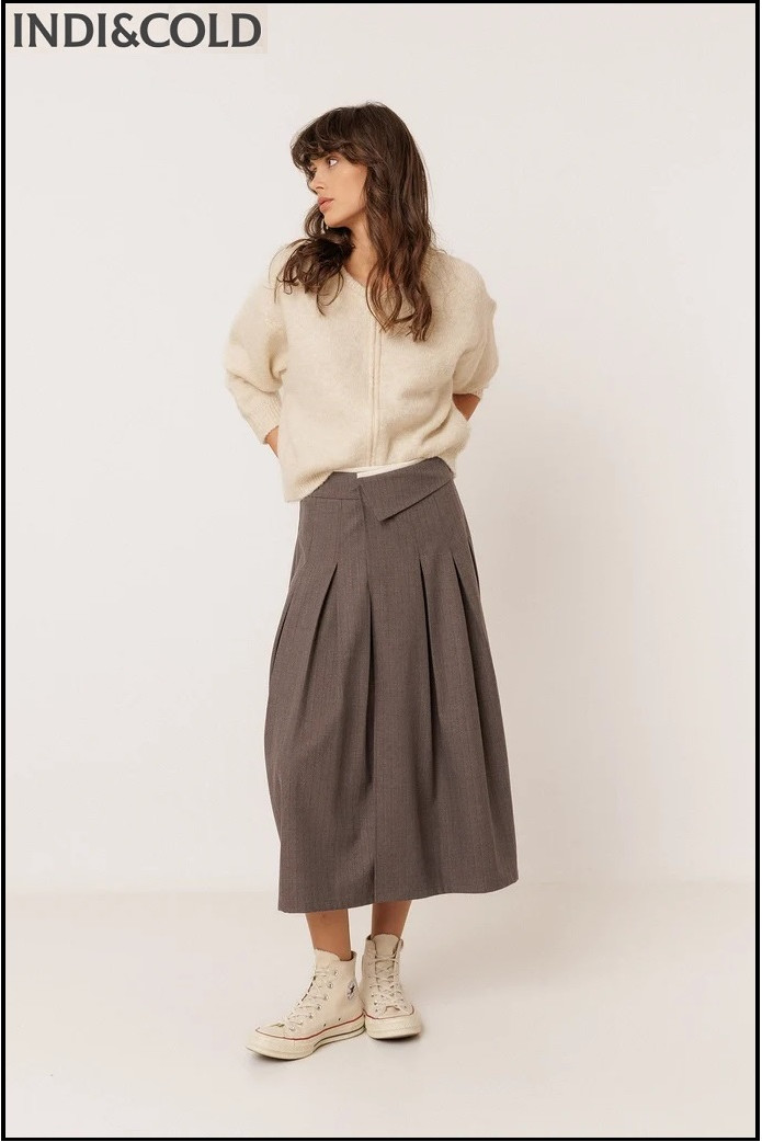 FALDA CRUZADA PLIEGUES INDI&COLD