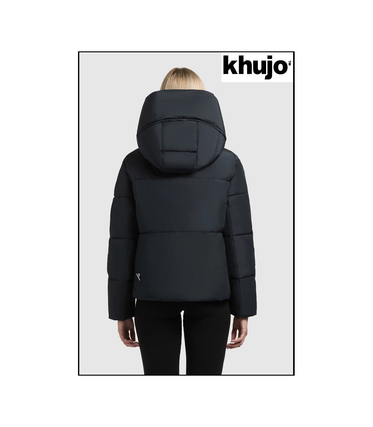 CHAQUETA CORTA ACOLCHADA AZUL MARINO KHUJO