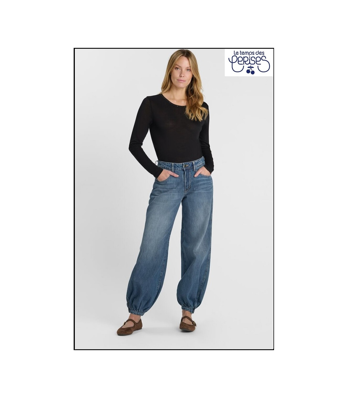 PANTALONES VAQUERO GLOBO LE TEMPS DES CERISES
