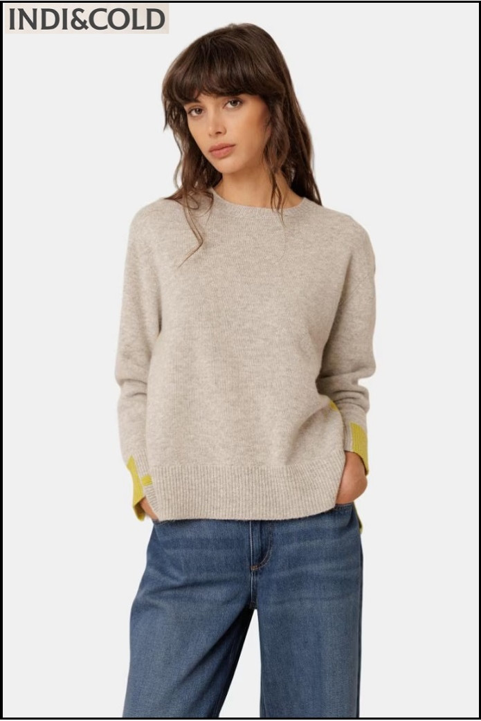 JERSEY DETALLE FLÚOR CON CASHMERE INDI&COLD