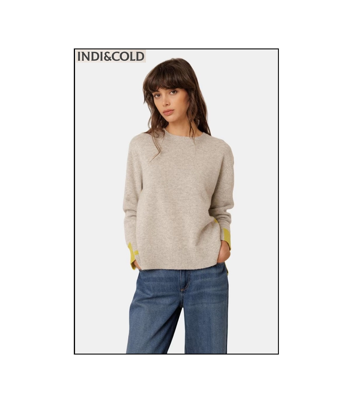 JERSEY DETALLE FLÚOR CON CASHMERE INDI&COLD