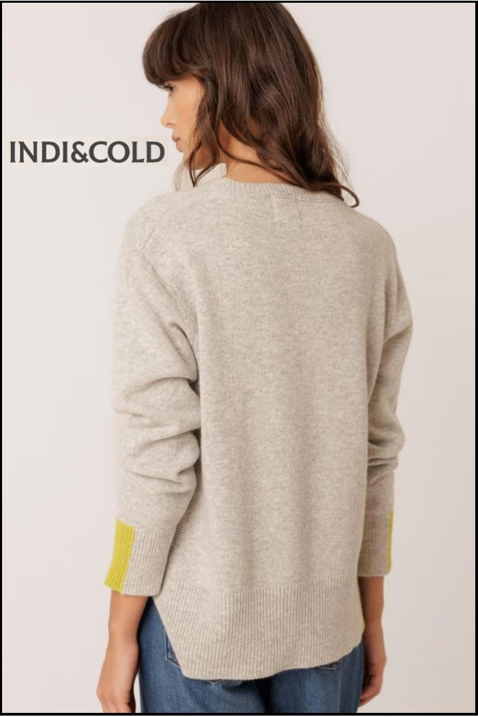 JERSEY DETALLE FLÚOR CON CASHMERE INDI&COLD