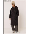 MAXI ABRIGO LANA CON CAPUCHA MARINO INDI&COLD