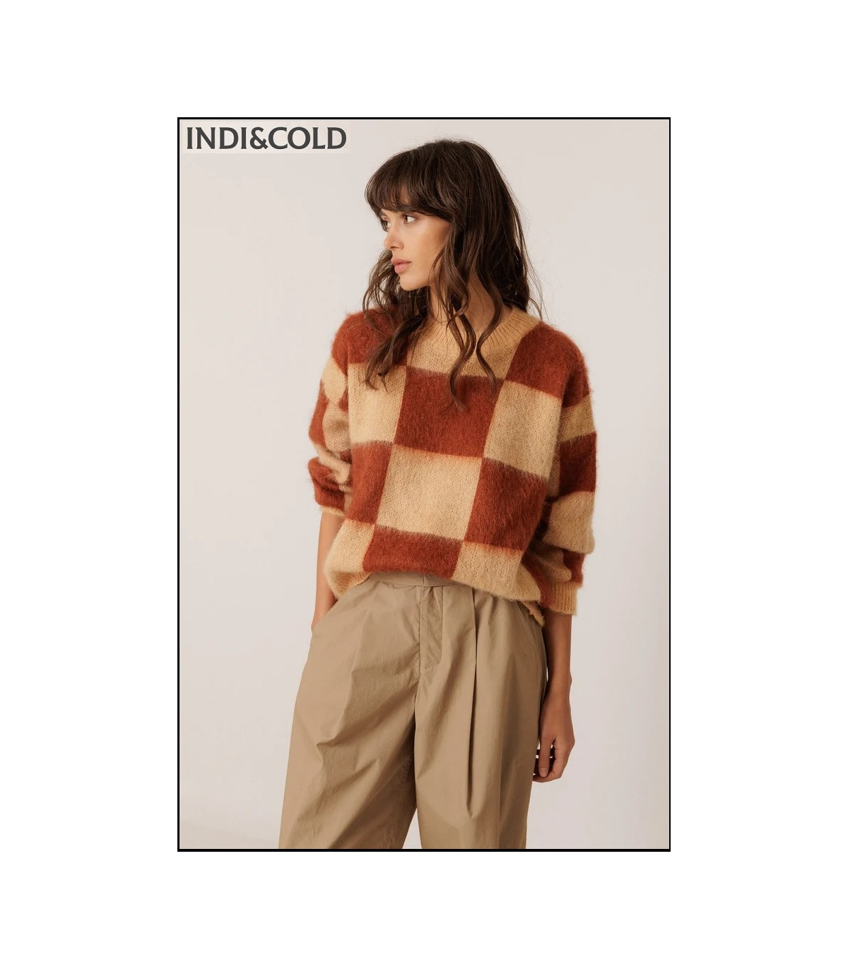 JERSEY CUADROS EFECTO CEPILLADO INDI&COLD