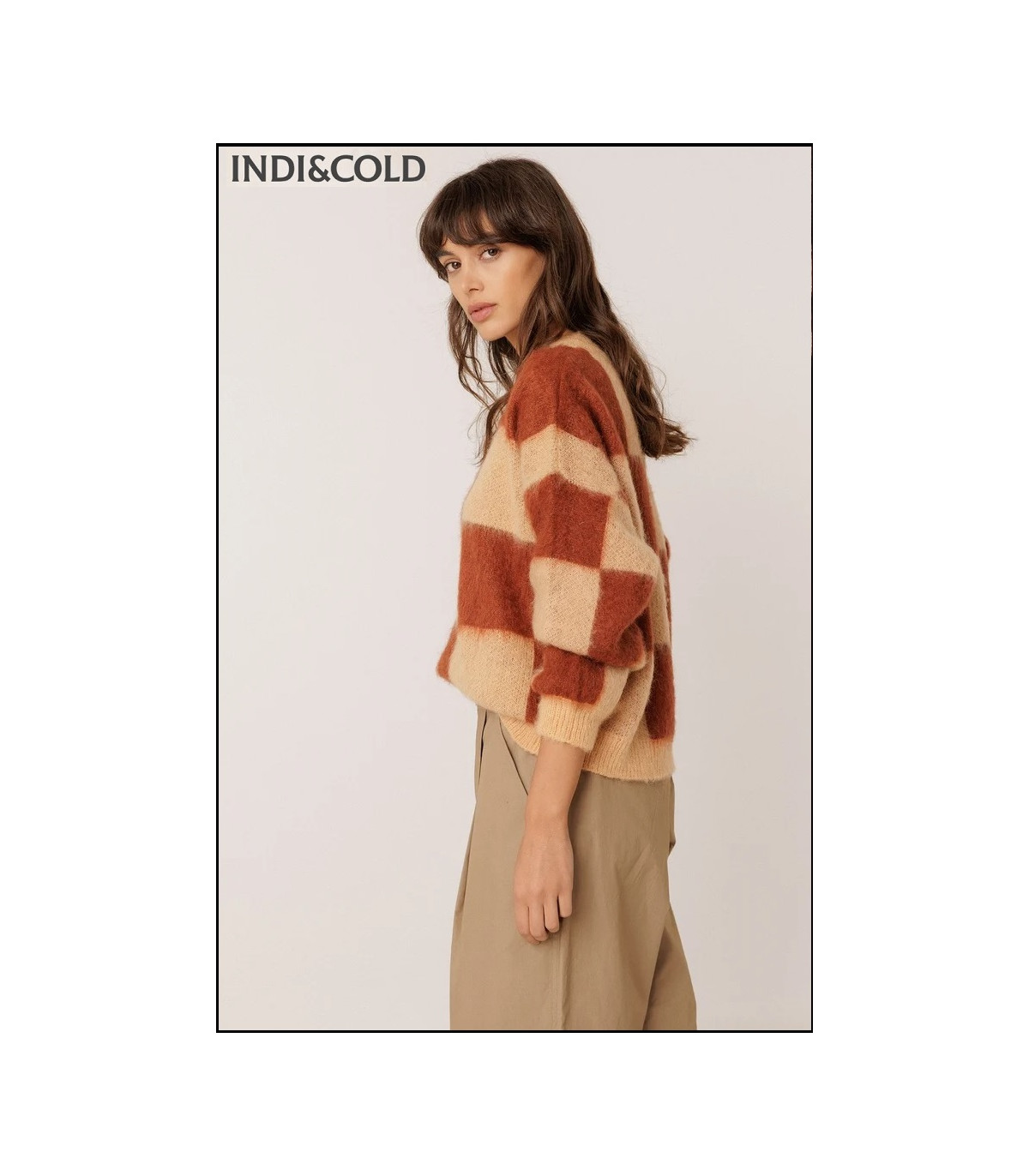 JERSEY CUADROS EFECTO CEPILLADO INDI&COLD