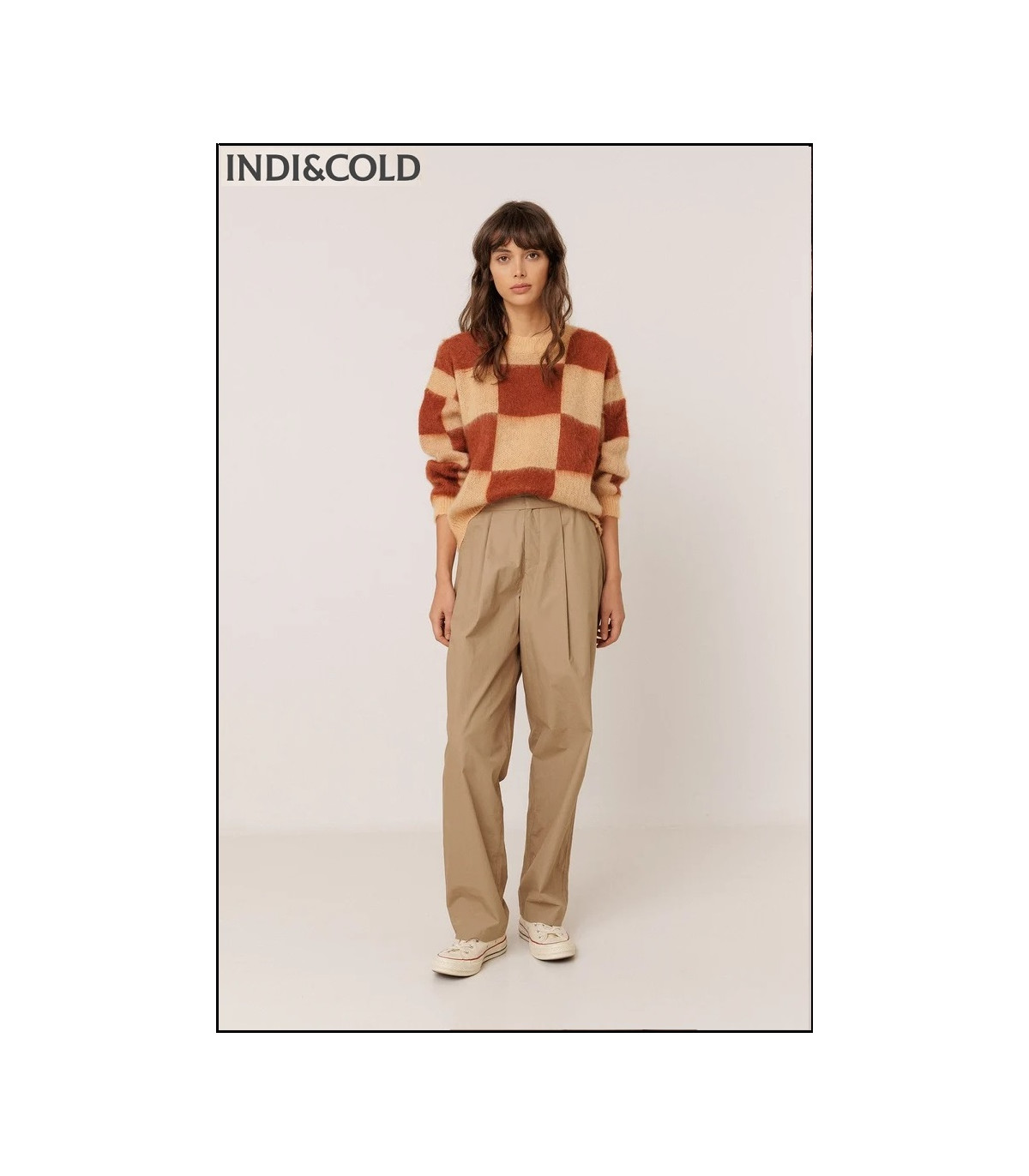 JERSEY CUADROS EFECTO CEPILLADO INDI&COLD