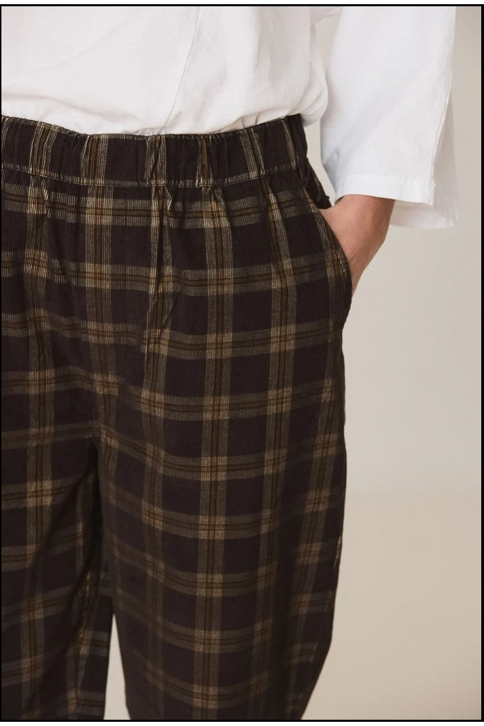 PANTALÓN ENGOMADO MICROPANA CUADROS INDI&COLD