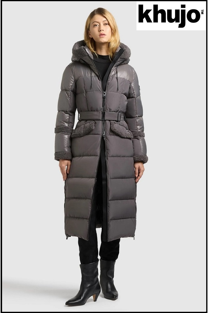 PARKA LARGA GRIS KHUJO