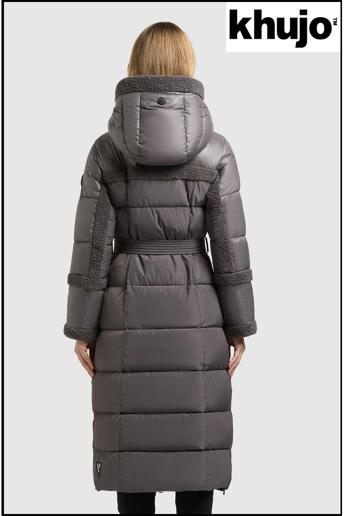 PARKA LARGA GRIS KHUJO