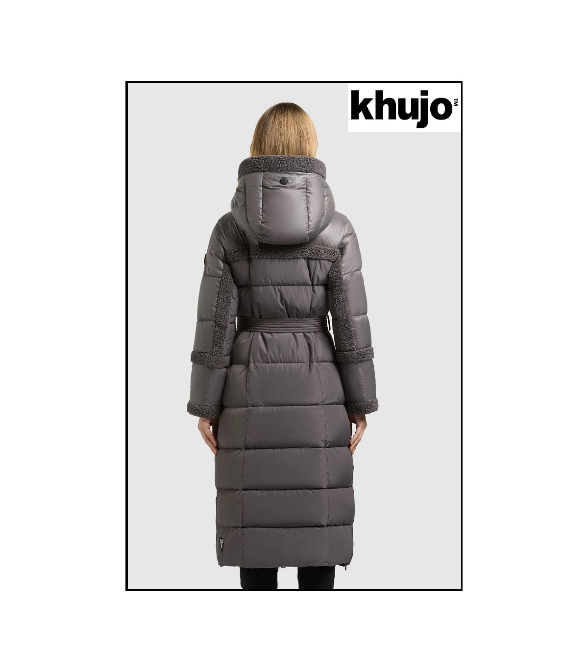 PARKA LARGA GRIS KHUJO