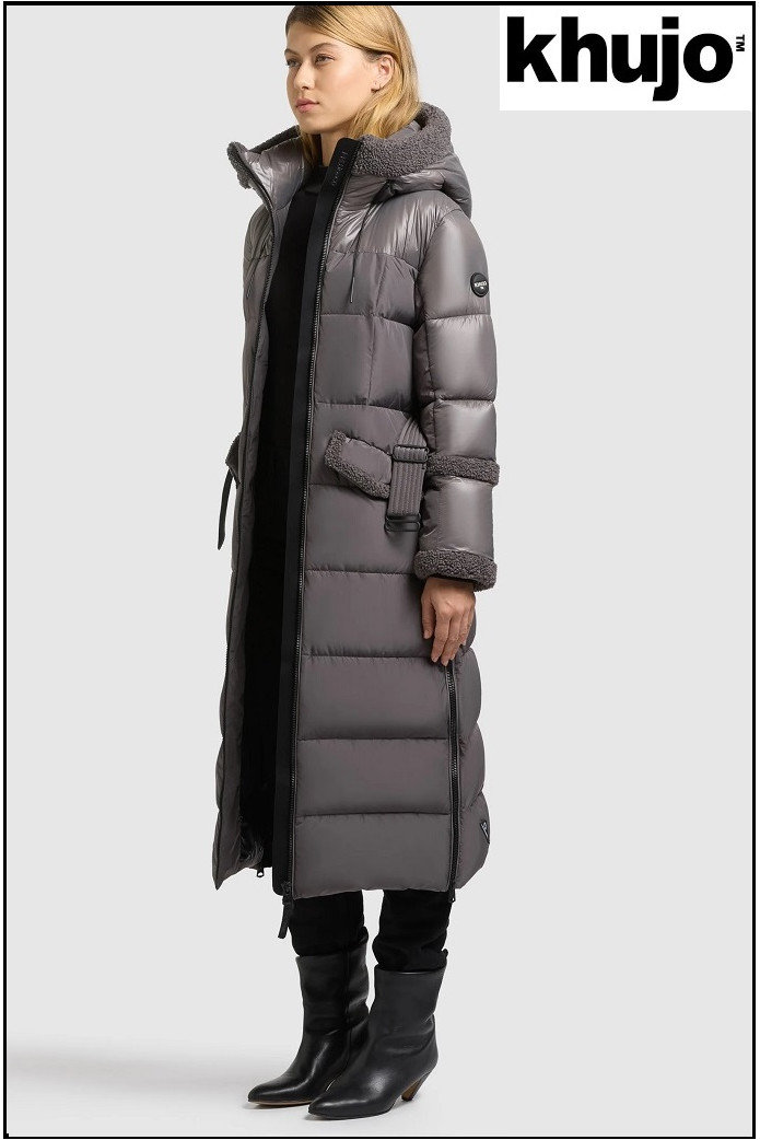 PARKA LARGA GRIS KHUJO