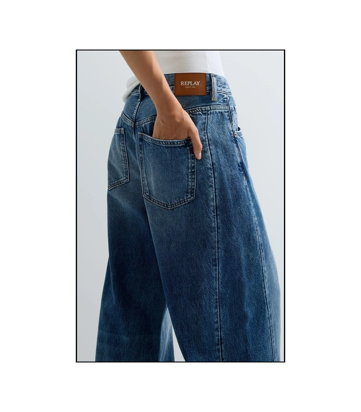 VAQUEROS BAGGY FIT NARJA REPLAY
