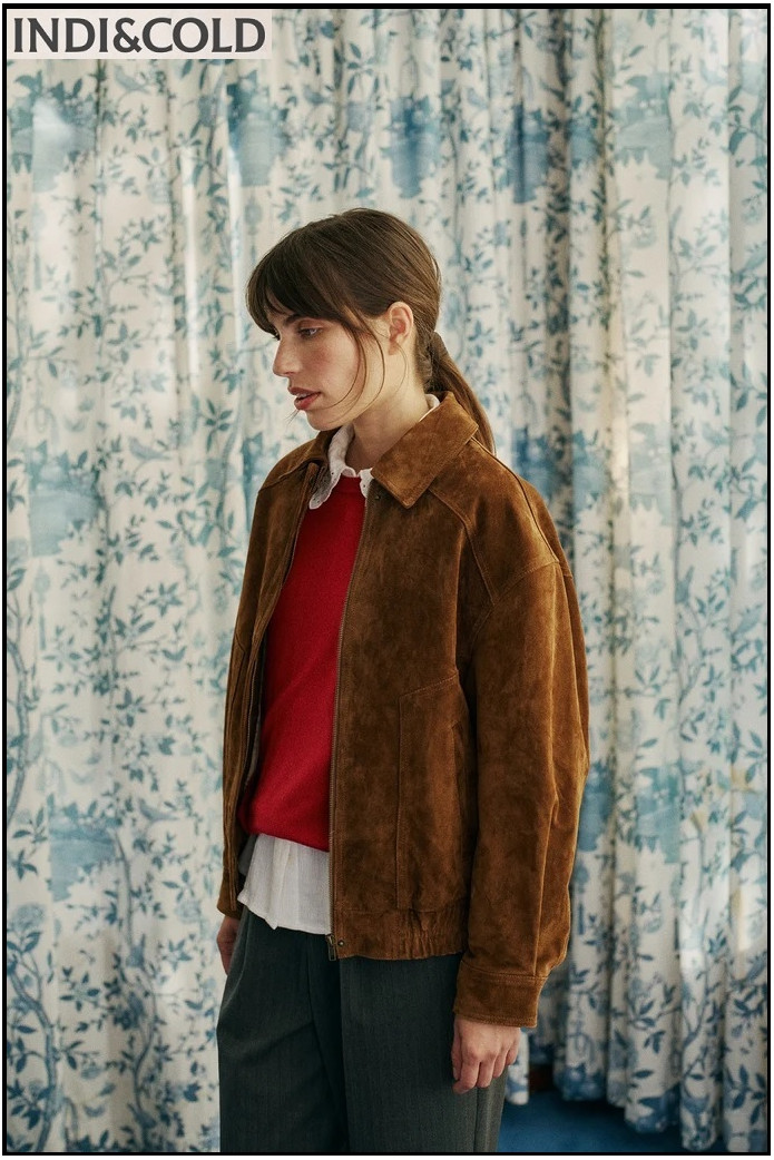 CAZADORA BOMBER PIEL INDI&COLD