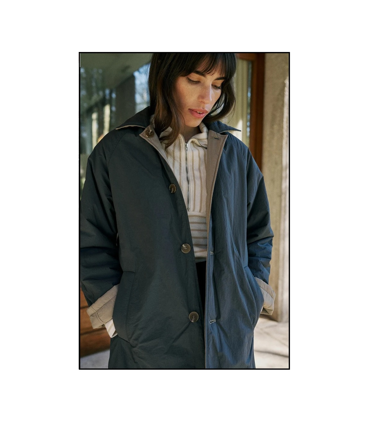 GABARDINA ACOLCHADA REVERSIBLE INDI&COLD