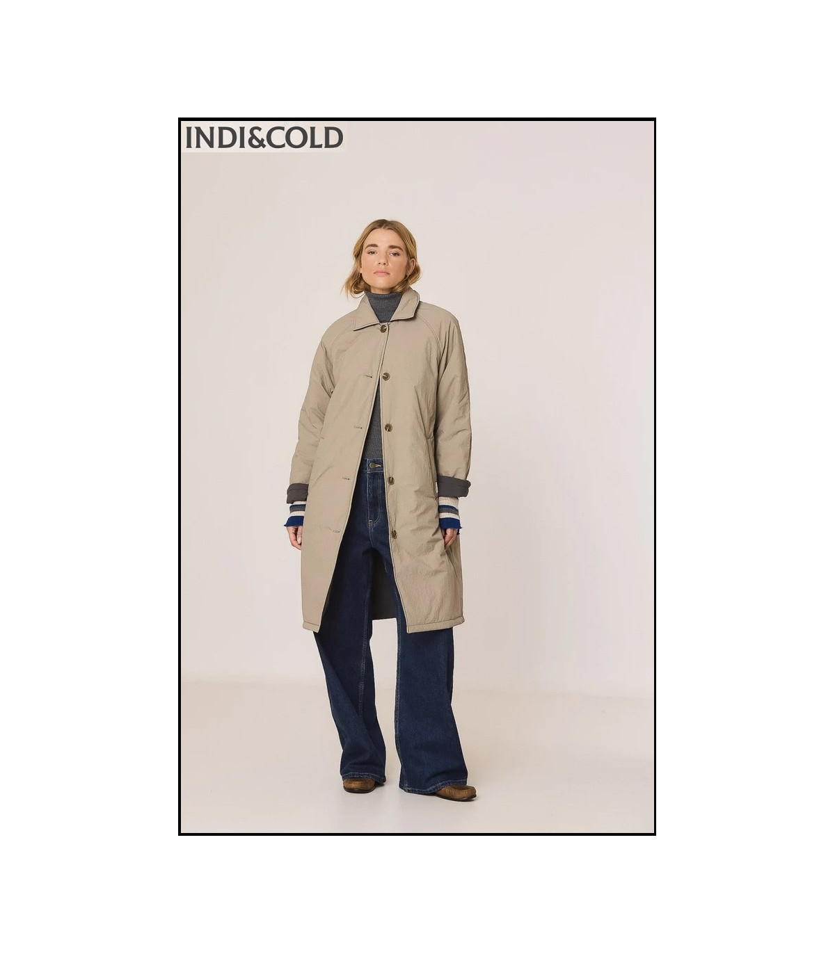 GABARDINA ACOLCHADA REVERSIBLE INDI&COLD