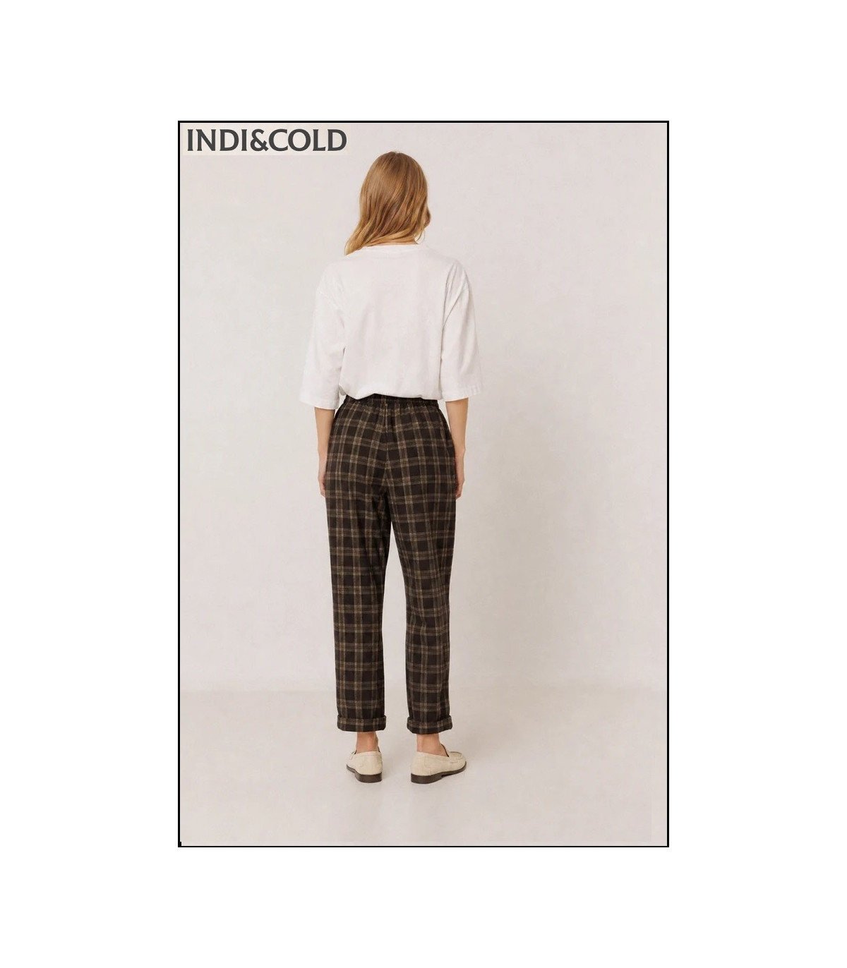 PANTALÓN ENGOMADO MICROPANA CUADROS INDI&COLD