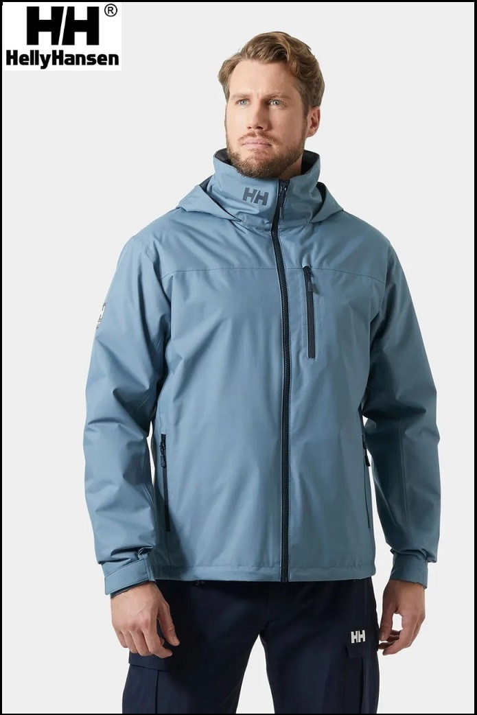 CREW HOODED MIDLAYER 2.0 JACKET AZUL LAVADO HELLY HANSEN