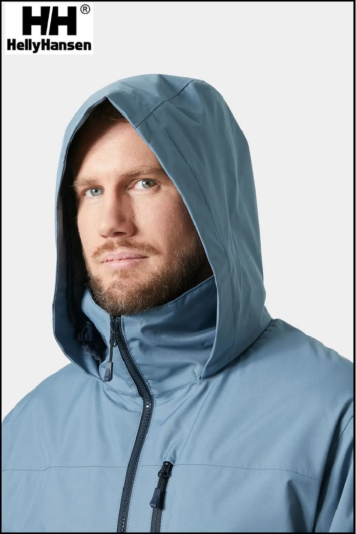 CREW HOODED MIDLAYER 2.0 JACKET AZUL LAVADO HELLY HANSEN