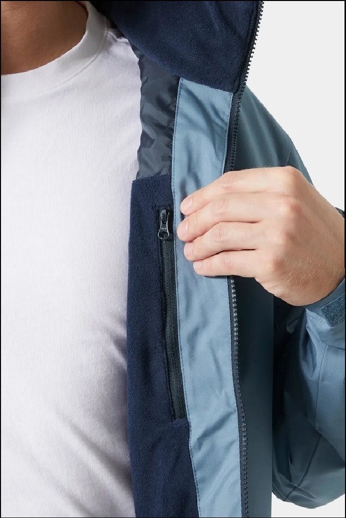 CREW HOODED MIDLAYER 2.0 JACKET AZUL LAVADO HELLY HANSEN