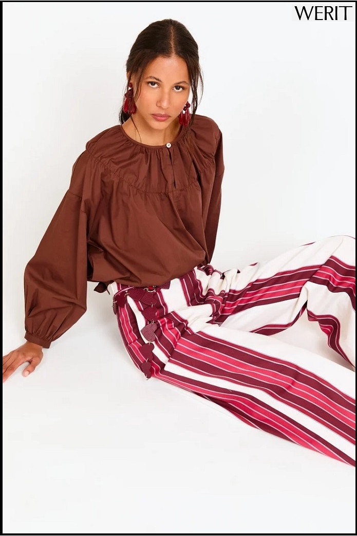 CAMISA ADELA MARRÓN WERIT