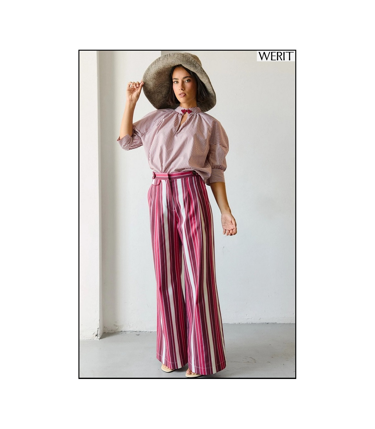 PANTALÓN BAYONA RAYAS ROJAS WERIT