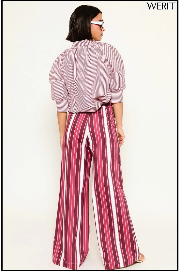 PANTALÓN BAYONA RAYAS ROJAS WERIT