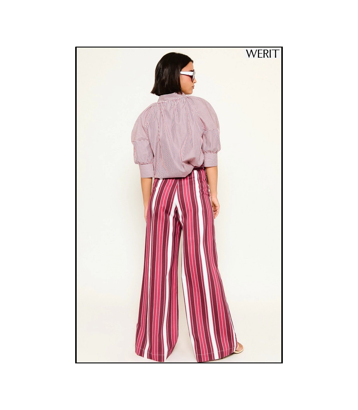 PANTALÓN BAYONA RAYAS ROJAS WERIT