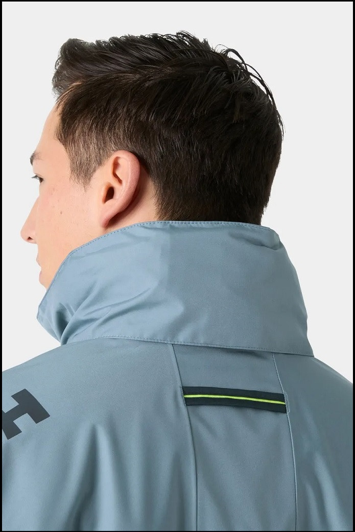 CREW HOODED PILE JACKET WASHED NAVY HELLY HANSEN