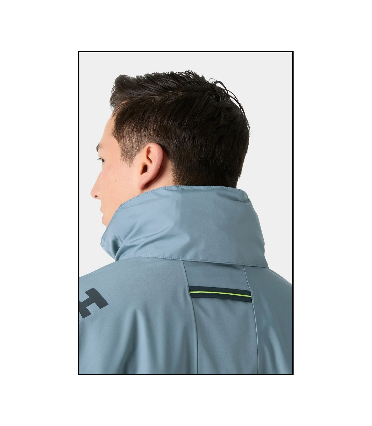 CREW HOODED PILE JACKET WASHED NAVY HELLY HANSEN
