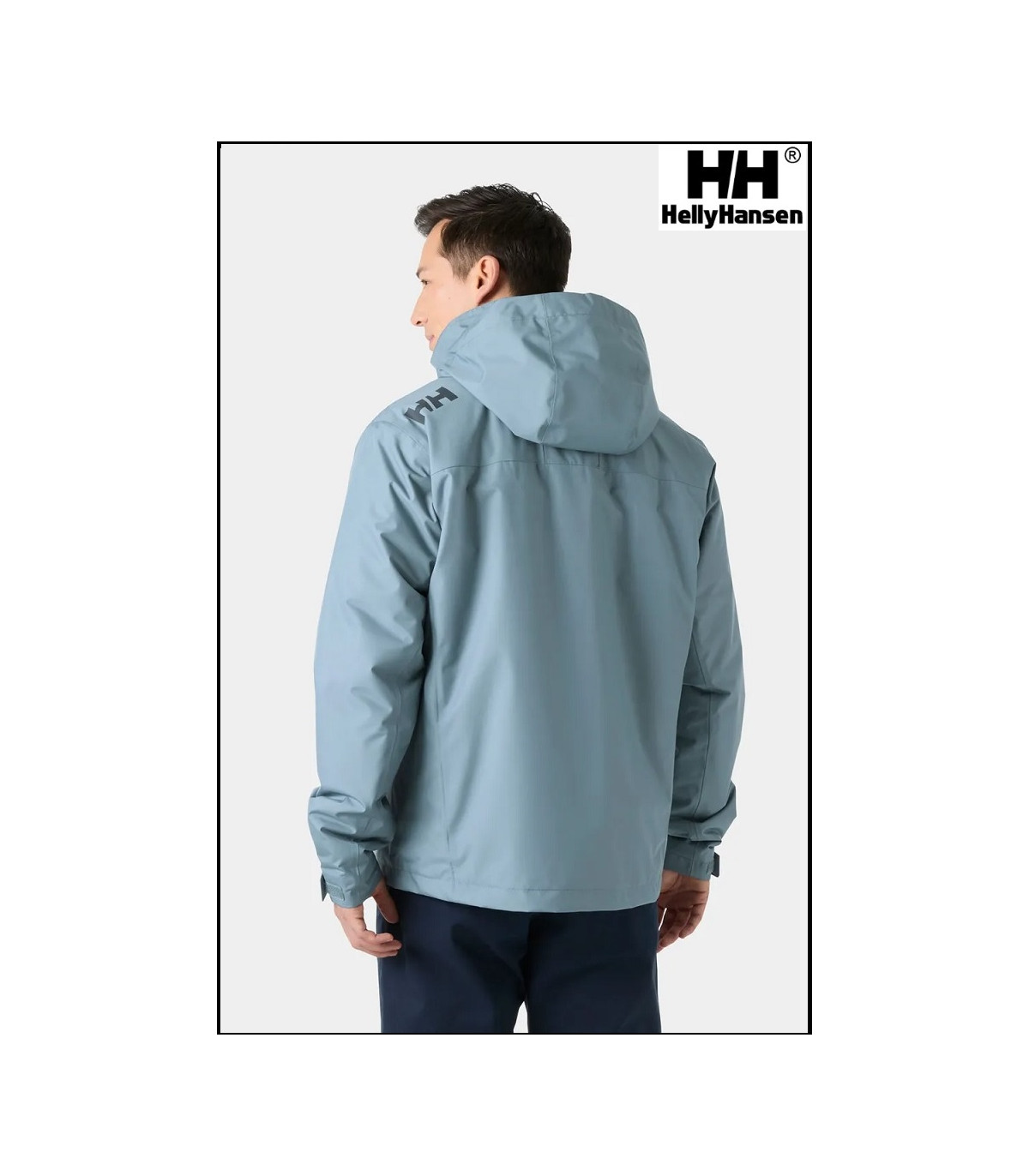 CREW HOODED PILE JACKET WASHED NAVY HELLY HANSEN