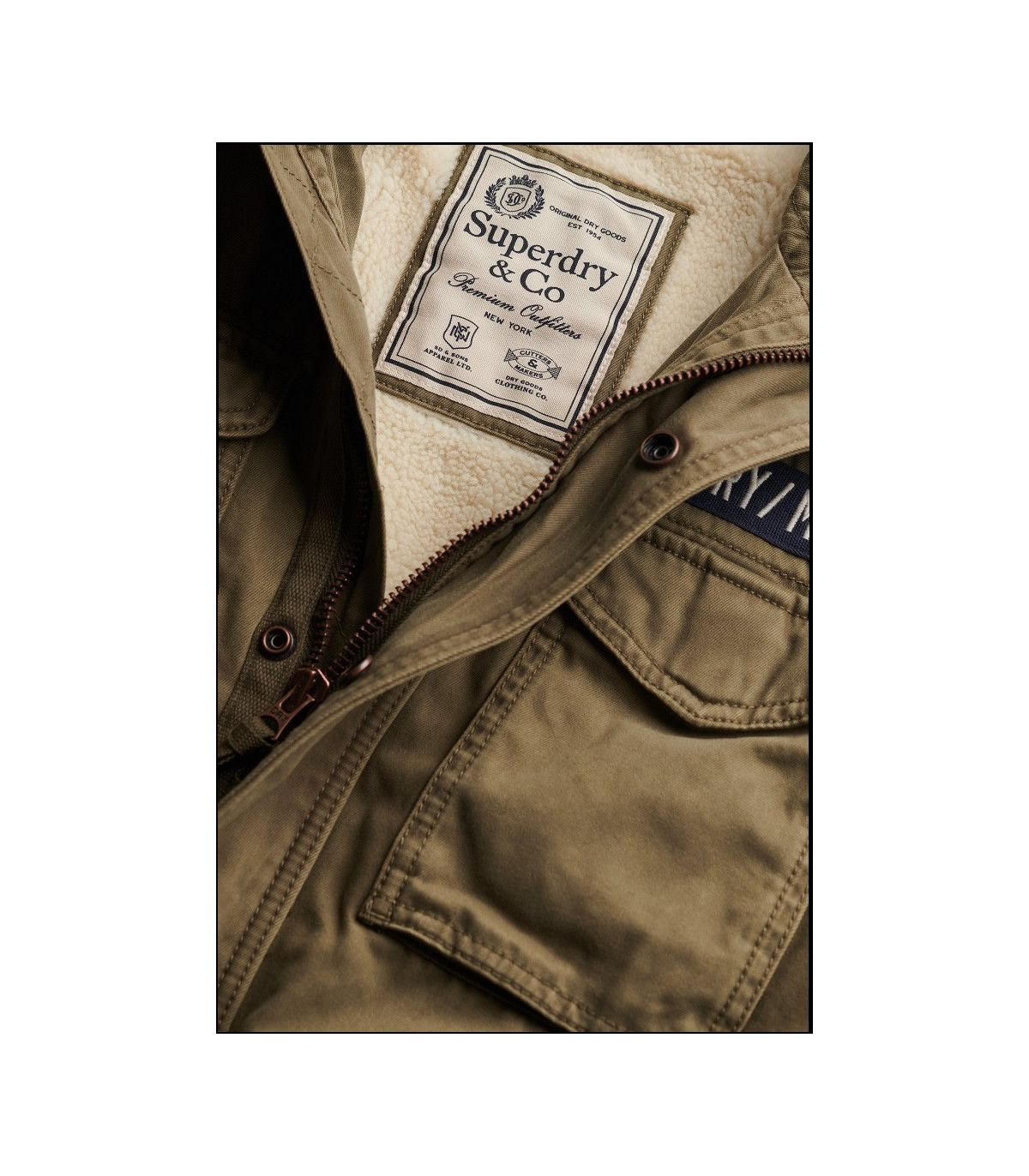CHAQUETA M65 BORG MILITAR SUPERDRY
