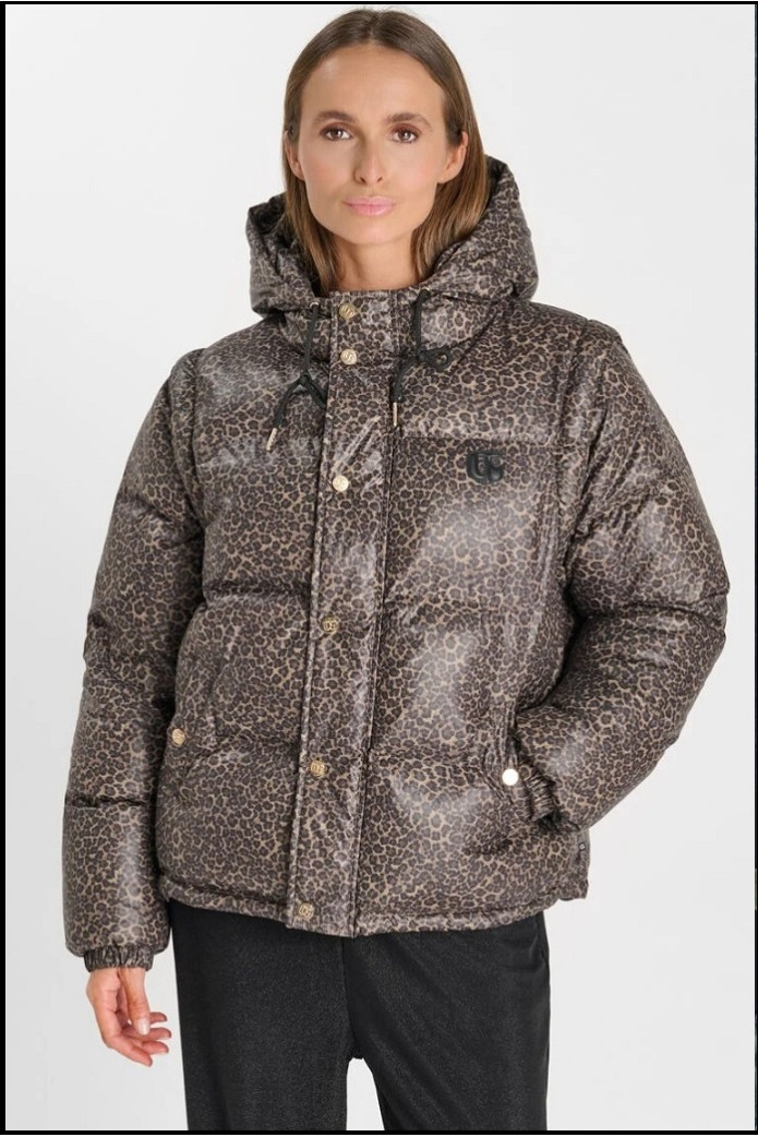 CHAQUETA ESTAMPADO LEOPARDO LE TEMPS DE CERISES