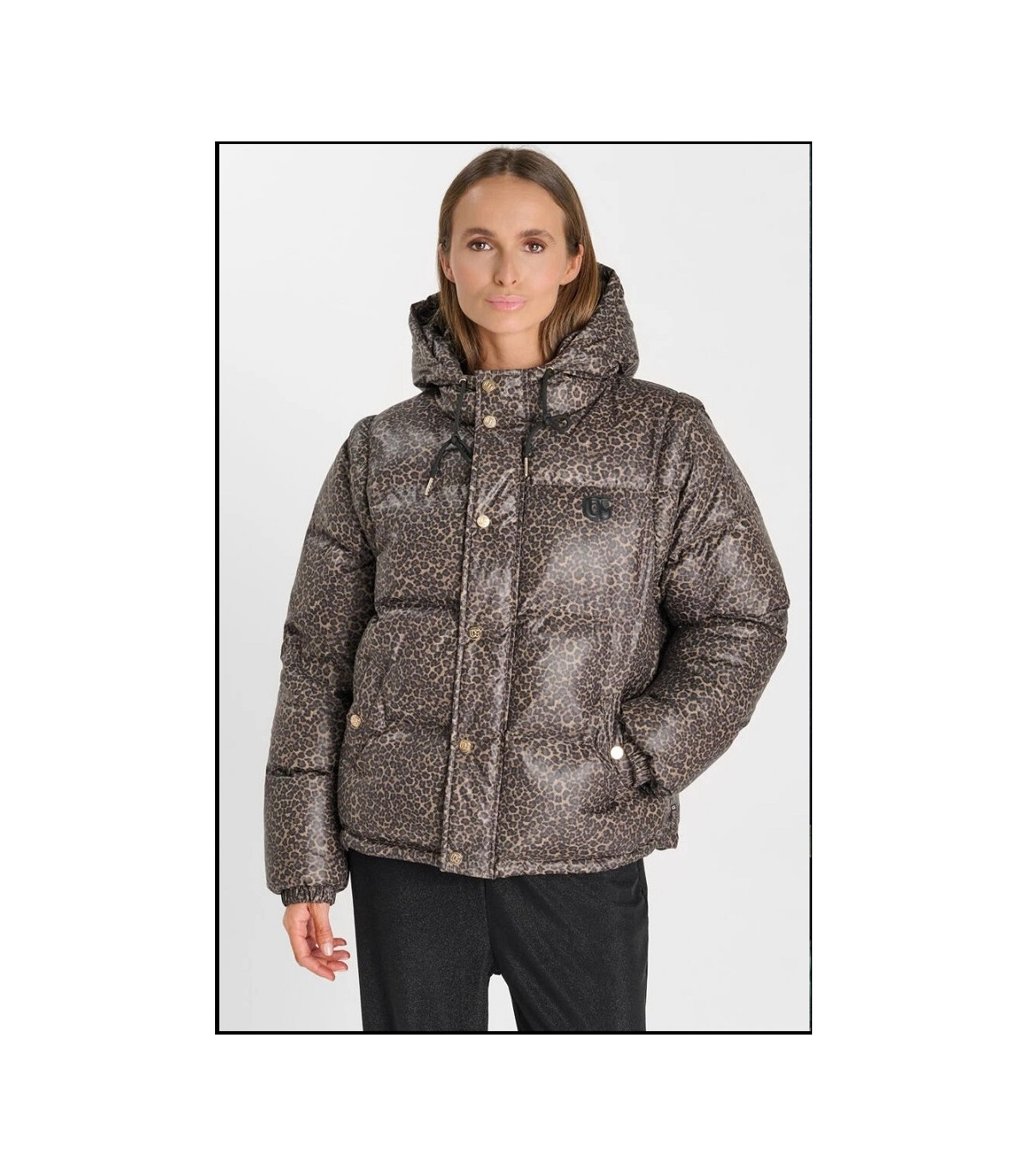 CHAQUETA ESTAMPADO LEOPARDO LE TEMPS DE CERISES