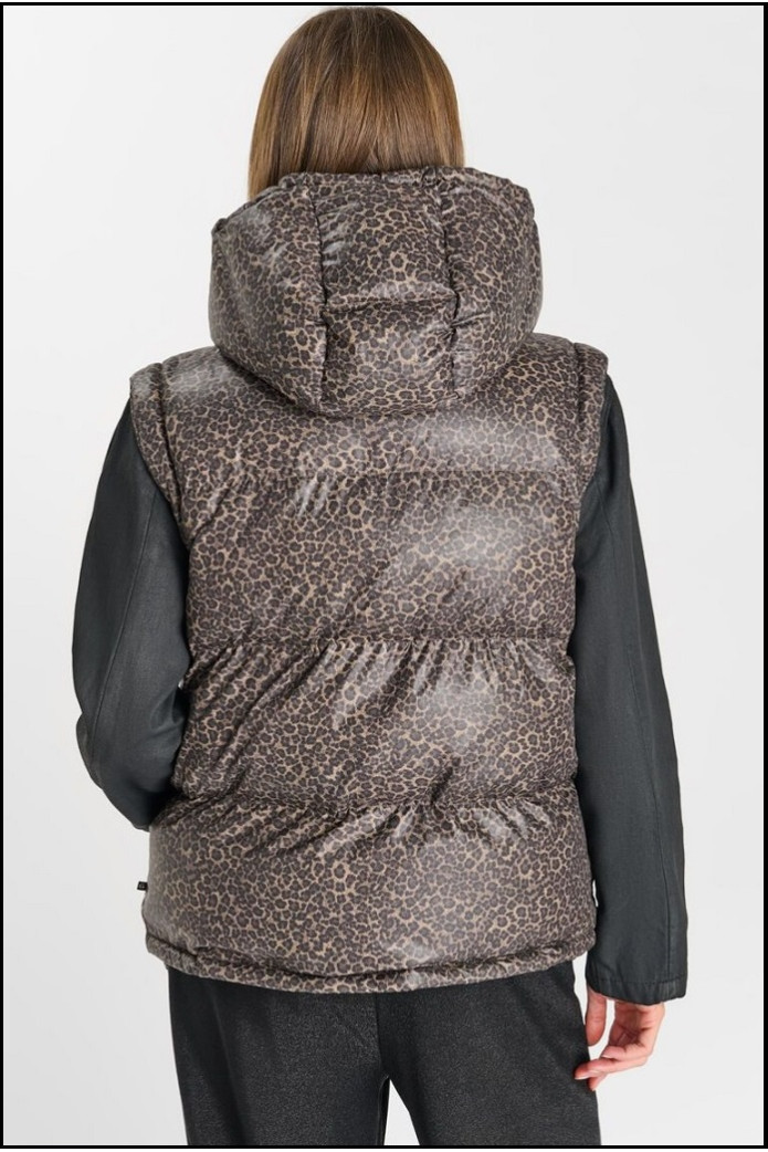 CHAQUETA ESTAMPADO LEOPARDO LE TEMPS DE CERISES