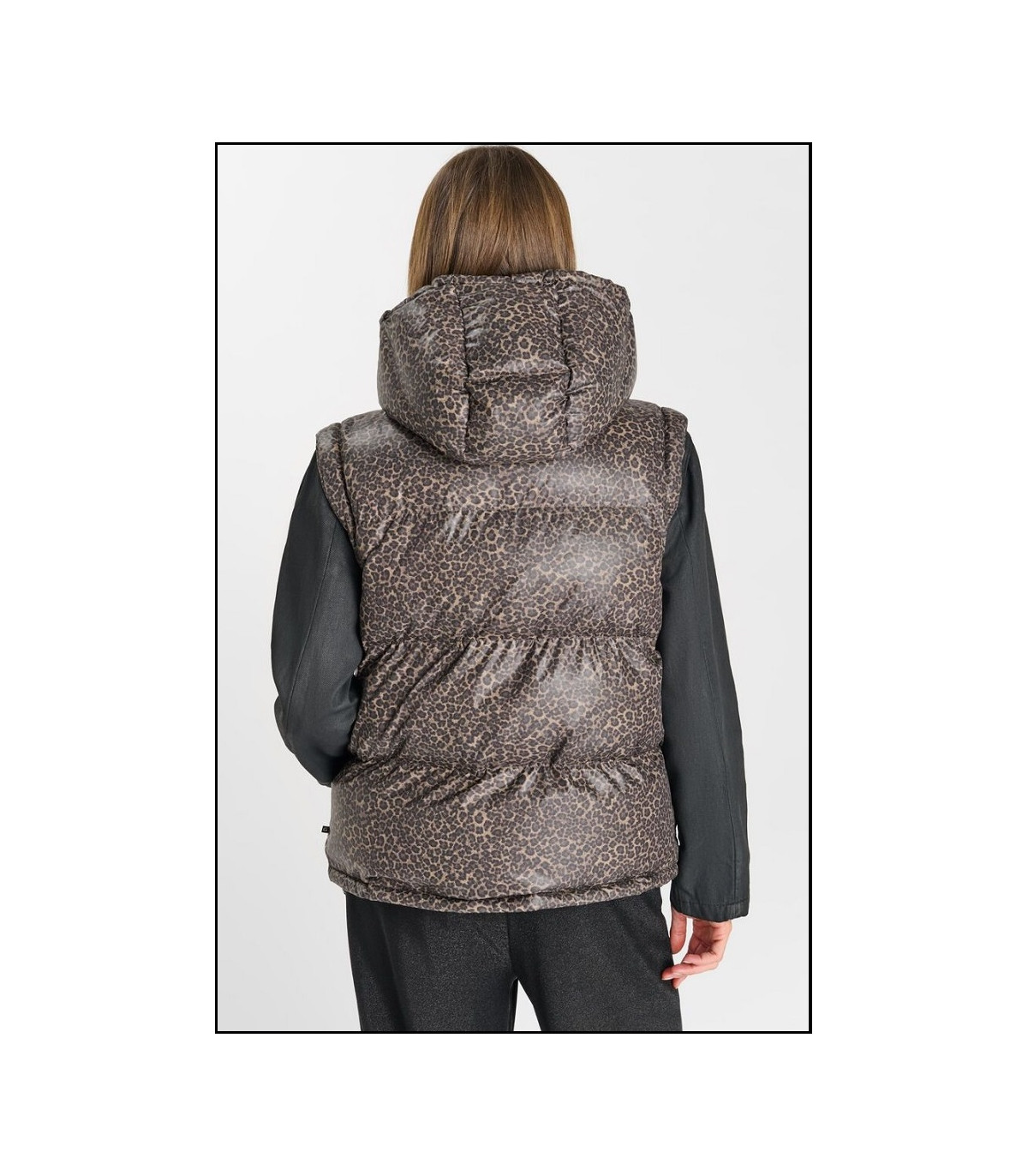 CHAQUETA ESTAMPADO LEOPARDO LE TEMPS DE CERISES