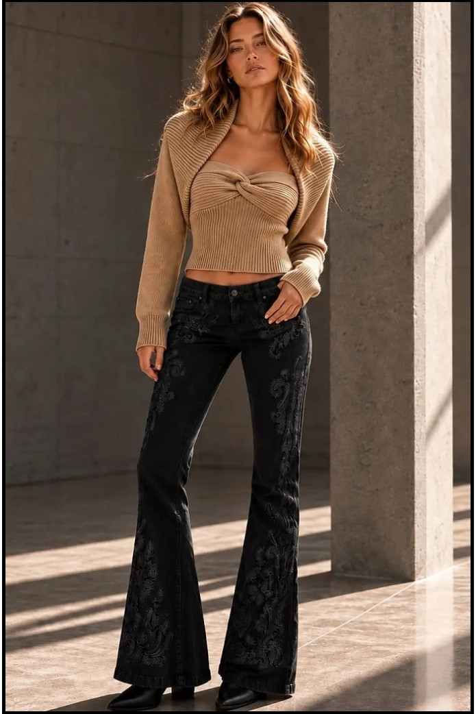 MIDNIGHT BARROQUE JEANS BY FETICHE SUANCES