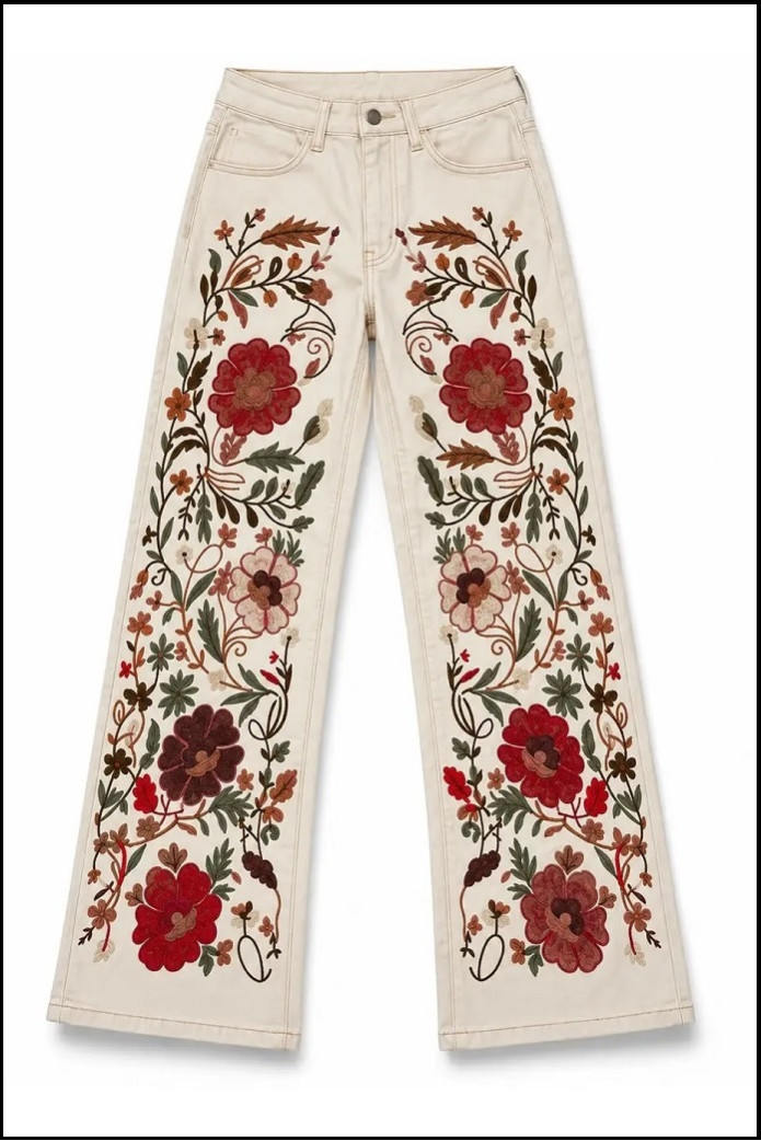 VAQUEROS WILDFLOWER JEANS BY FETICHE SUANCES